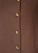 Strakzittend jersey vest met decoratieve knopen, Bruin, Packshot image number 2