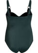 Gewatteerd badpak met draperie, Groen, Packshot image number 1