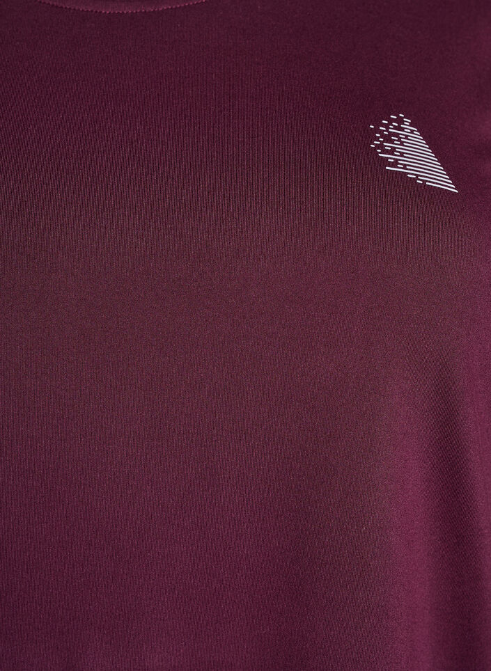Training blouse met 3/4 mouwen, Rood, Packshot image number 2