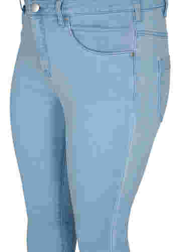 Super slim Amy jeans met hoge taille, Ex Lt Blue, Packshot image number 2