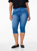 Amy capri jeans met hoge taille en super strakke pasvorm, Blauw, Model image number 2