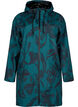 Regenjas met print, Deep Teal Black, Packshot image number 0