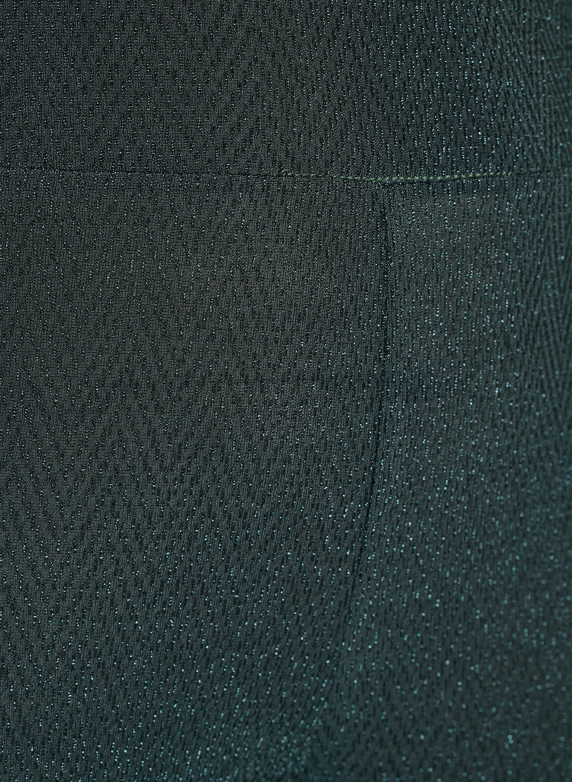 Zizzi Glitterpatroon leggings, Groen, Packshot image number 2