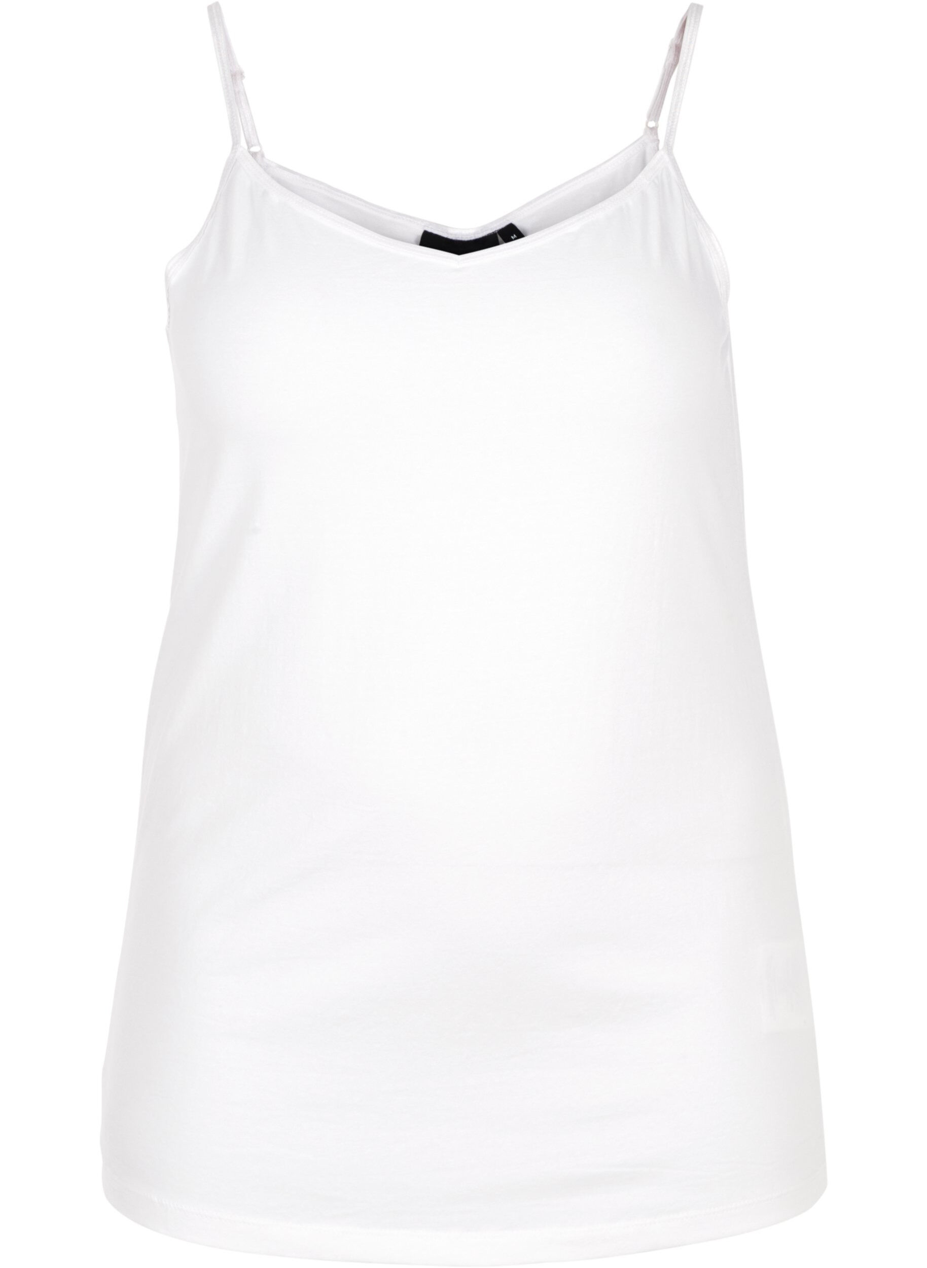 Basic strop top in katoen