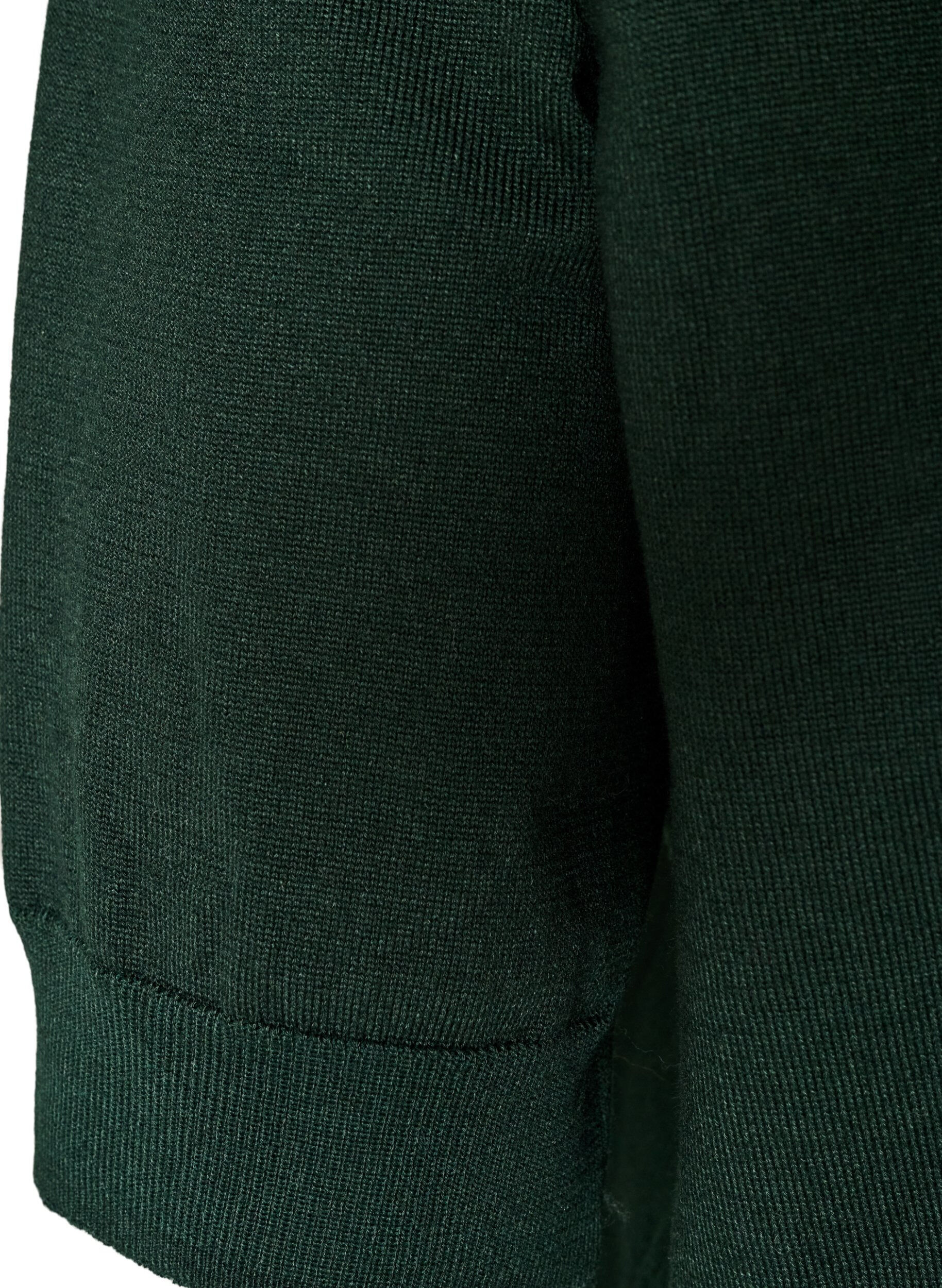 ZizziFijngebreide blouse met korte mouwen, Groen, Packshot image number 3