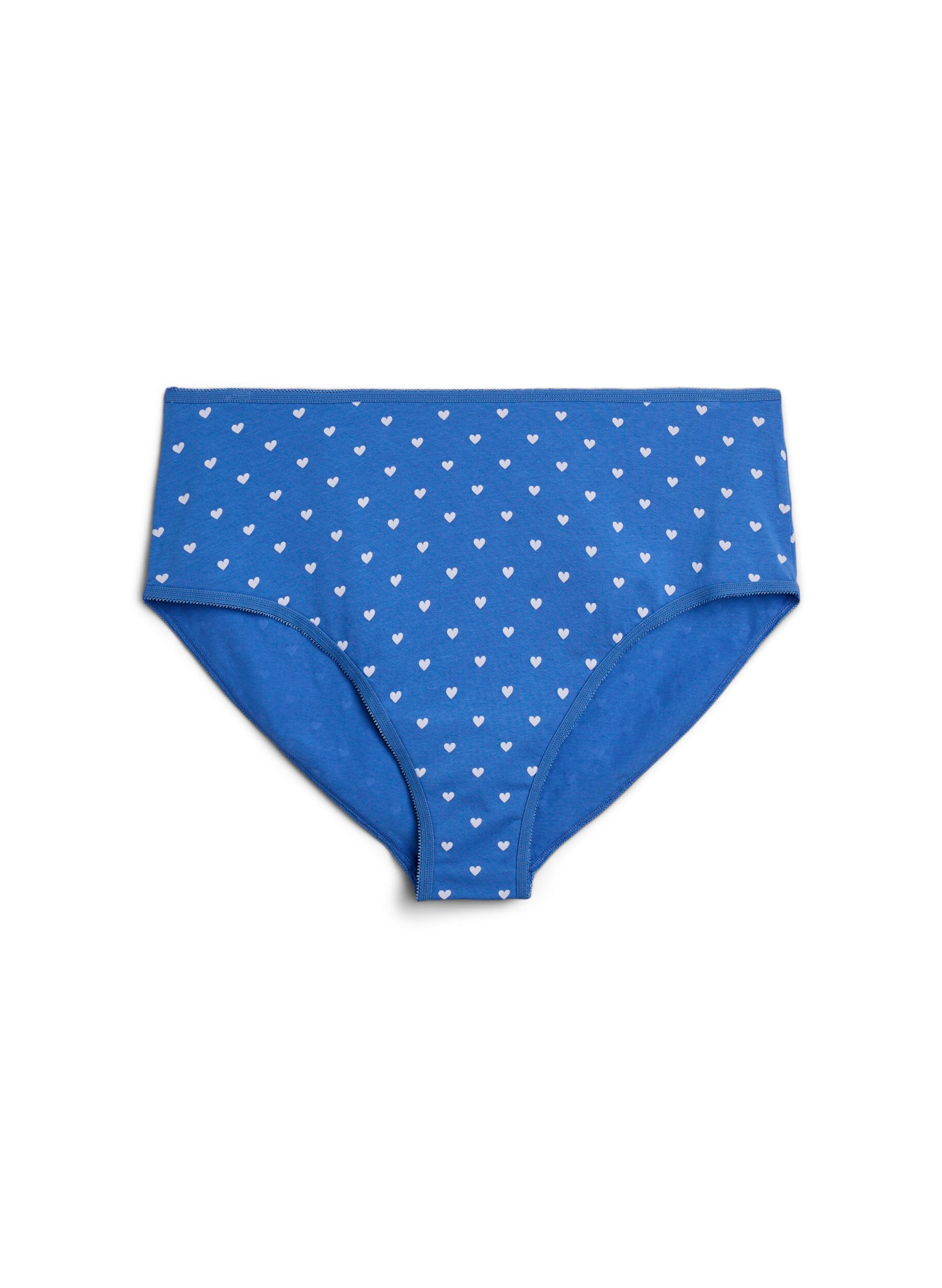 Zizzi 7-pack panties met normale taille, Mixed colours, Packshot image number 3