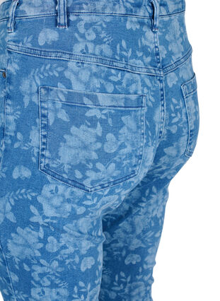 Super slim Amy jeans met patroon, Blue denim, Packshot image number 3