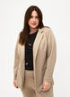 Eenvoudige blazer met knoopsluiting, Beige, Model image number 0