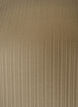 Jersey blouse met gestructureerde strepen en een gesmokte zoom, Bruin, Packshot image number 2