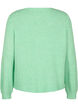 Gebreide cardigan met wol en knoopsluiting, Light G. Green Mel., Packshot image number 1