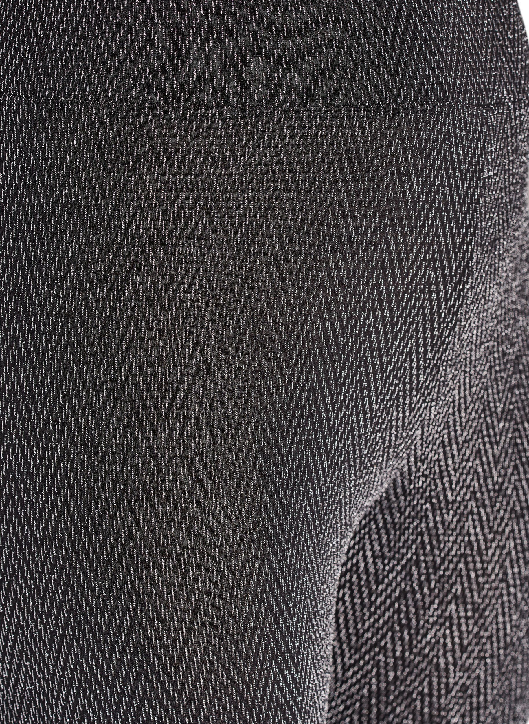 Zizzi Glitterpatroon leggings, Zwart, Packshot image number 2