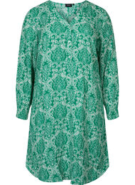 Bedrukte jurk van viscose, Jolly Green Oriental