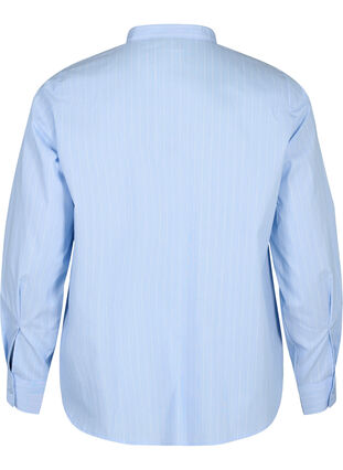 FLASH - krijtstreep overhemd, Light Blue Stripe, Packshot image number 1