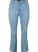 Ellen bootcut jeans met hoge taille, Blauw, Packshot image number 0