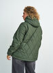 Licht gewatteerd jack met diamant-quilt, Groen, Model image number 2