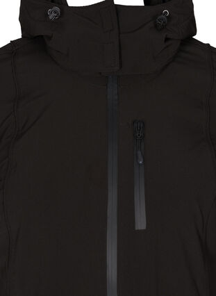 Ski-jas met details, Black, Packshot image number 2