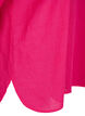 Overhemdblouse met knoopsluiting van katoen-linnenmix, Bright Rose, Packshot image number 3