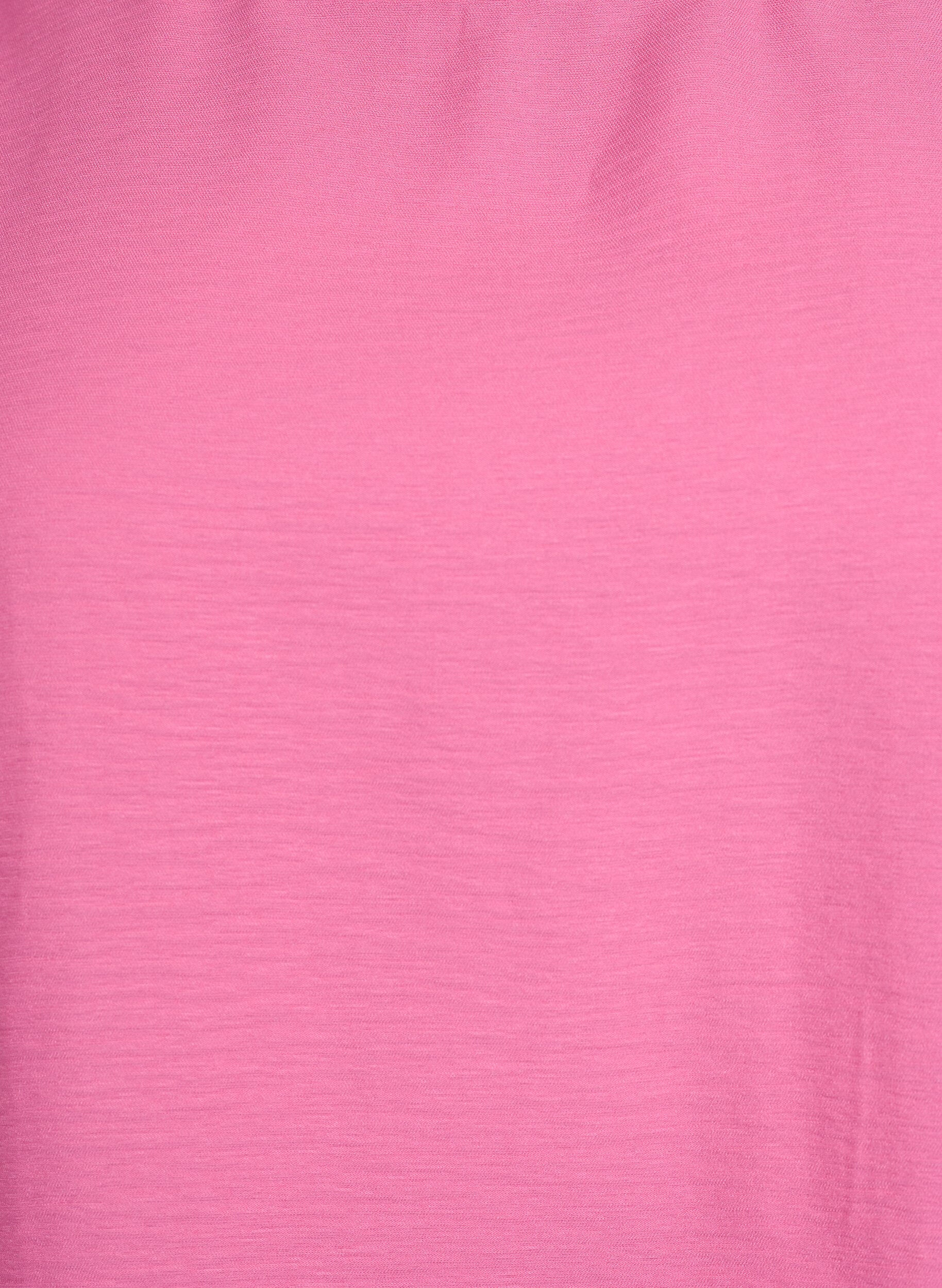 Zizzi Blouse met korte, wijde mouwen, Roze, Packshot image number 2