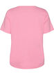 T-shirt met motief, Roze, Packshot image number 1