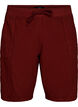 Losse katoenen short met zakken, Rood, Packshot image number 0
