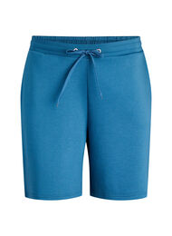 Shorts van modalmix met zakken, Blauw