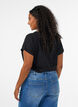 2-pack T-shirts met korte mouwen, Zwart, Model image number 2