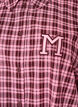 Lange geruite overhemd met 3/4 mouwen, Roze, Packshot image number 2