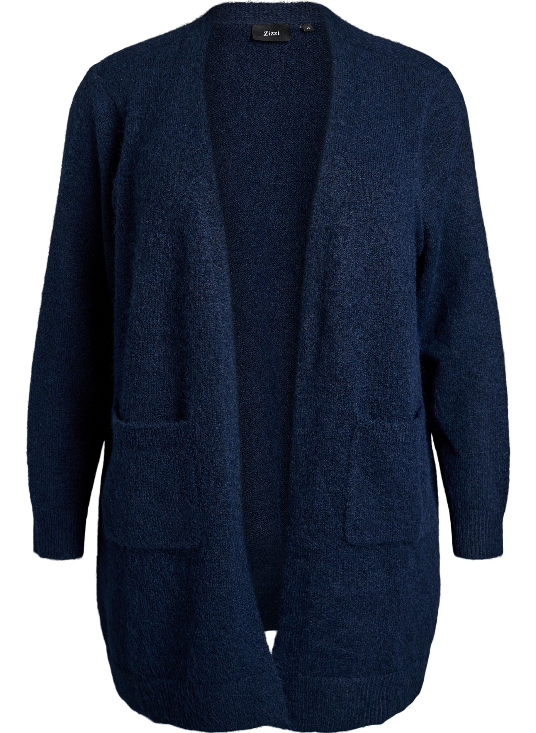 Lang vest met zakken