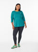 Training blouse met 3/4 mouwen, Groen, Model image number 1