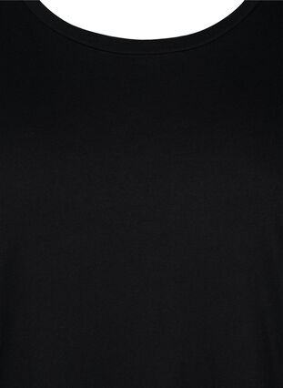 Katoenen t-shirt jurk met 2/4 mouwen, Black, Packshot image number 2