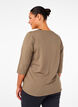 Training blouse met 3/4 mouwen, Beige, Model image number 2