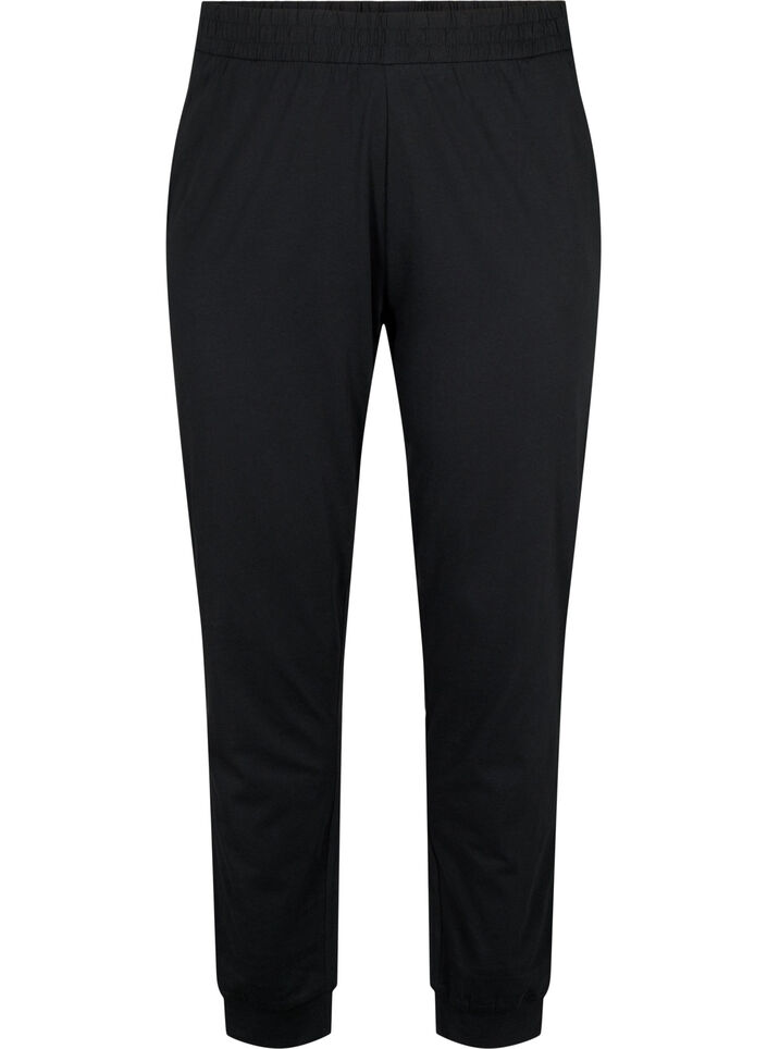 Katoenen pyjama, Zwart, Packshot image number 0