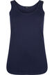 Effen basic top in katoen, Blauw, Packshot image number 0