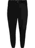 Klassieke broek met hoge taille, Black