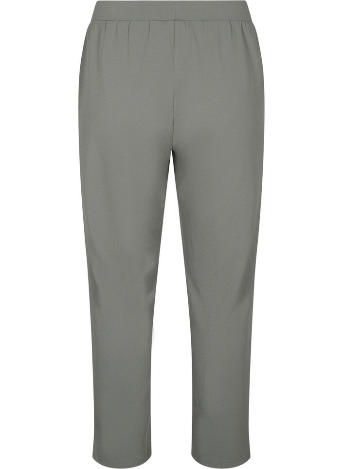 Broek met rechte pasvorm, Grijs, Packshot image number 1