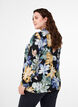 Blouse met lange mouwen en bloemenprint, Yellow Flower AOP, Model image number 1