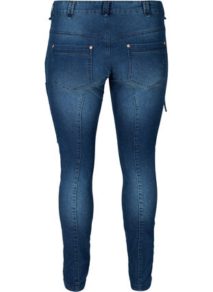 Sanna-jeans, Dark blue denim, Packshot image number 1