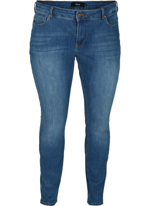 Extra slim fit Sanna jeans, Blue denim, Packshot image number 0