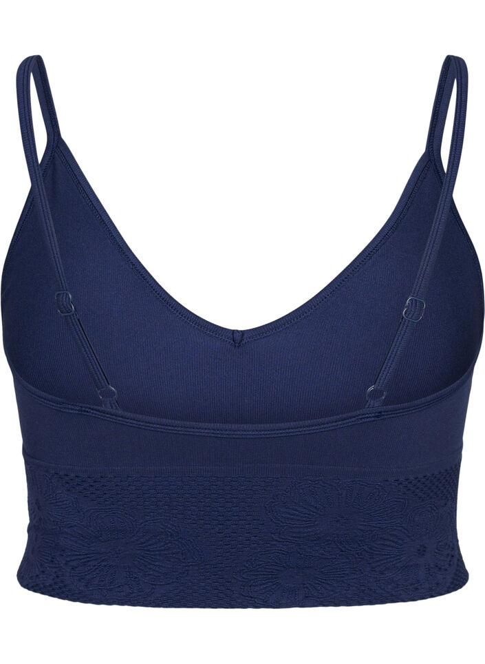 Seamless bh top, Peacoat ASS, Packshot image number 1