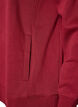 Sweatshirt met hoge kraag en zakken, Rood, Packshot image number 3