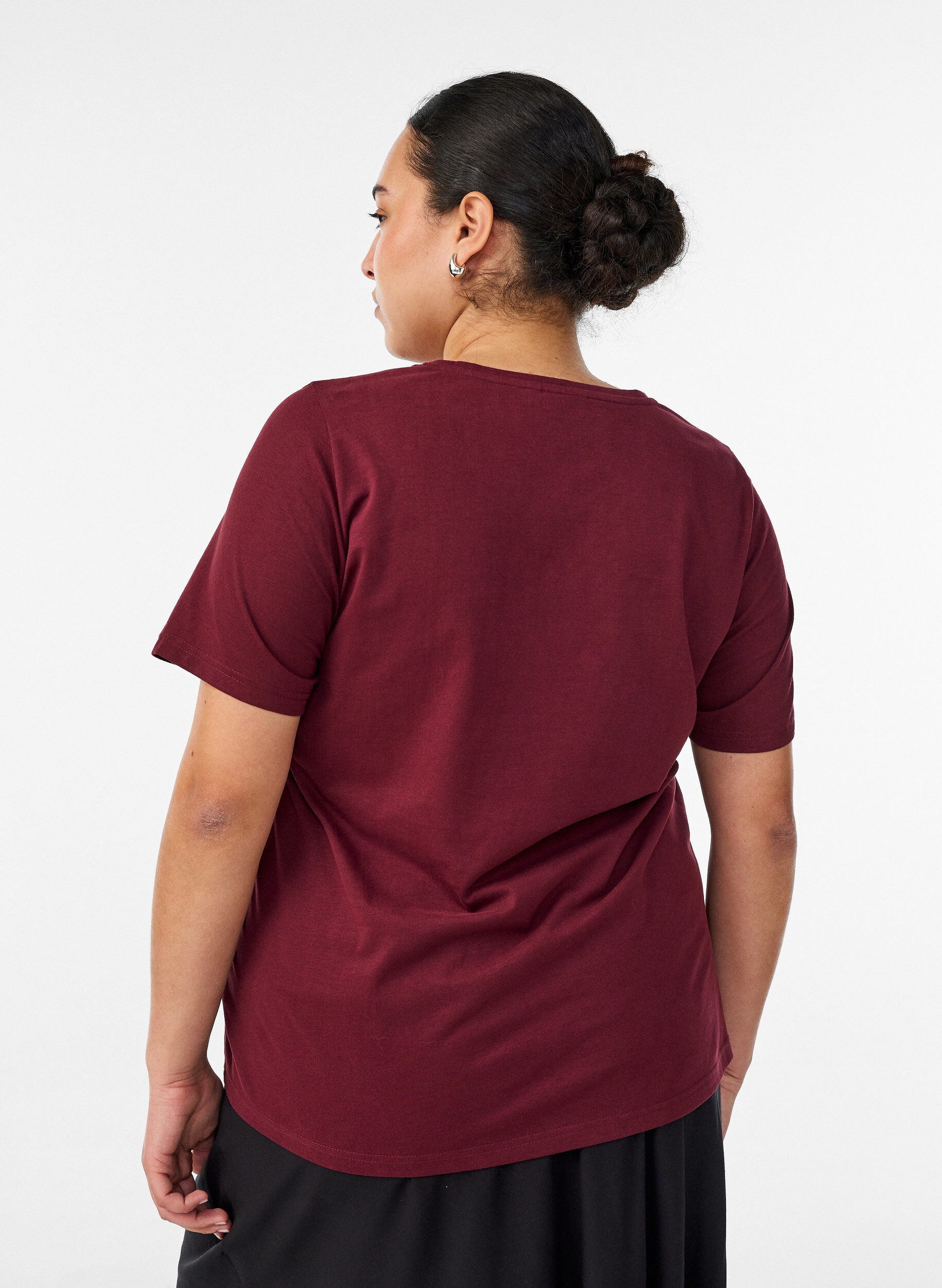 ZizziT-shirt met motief, Rood, Model image number 2