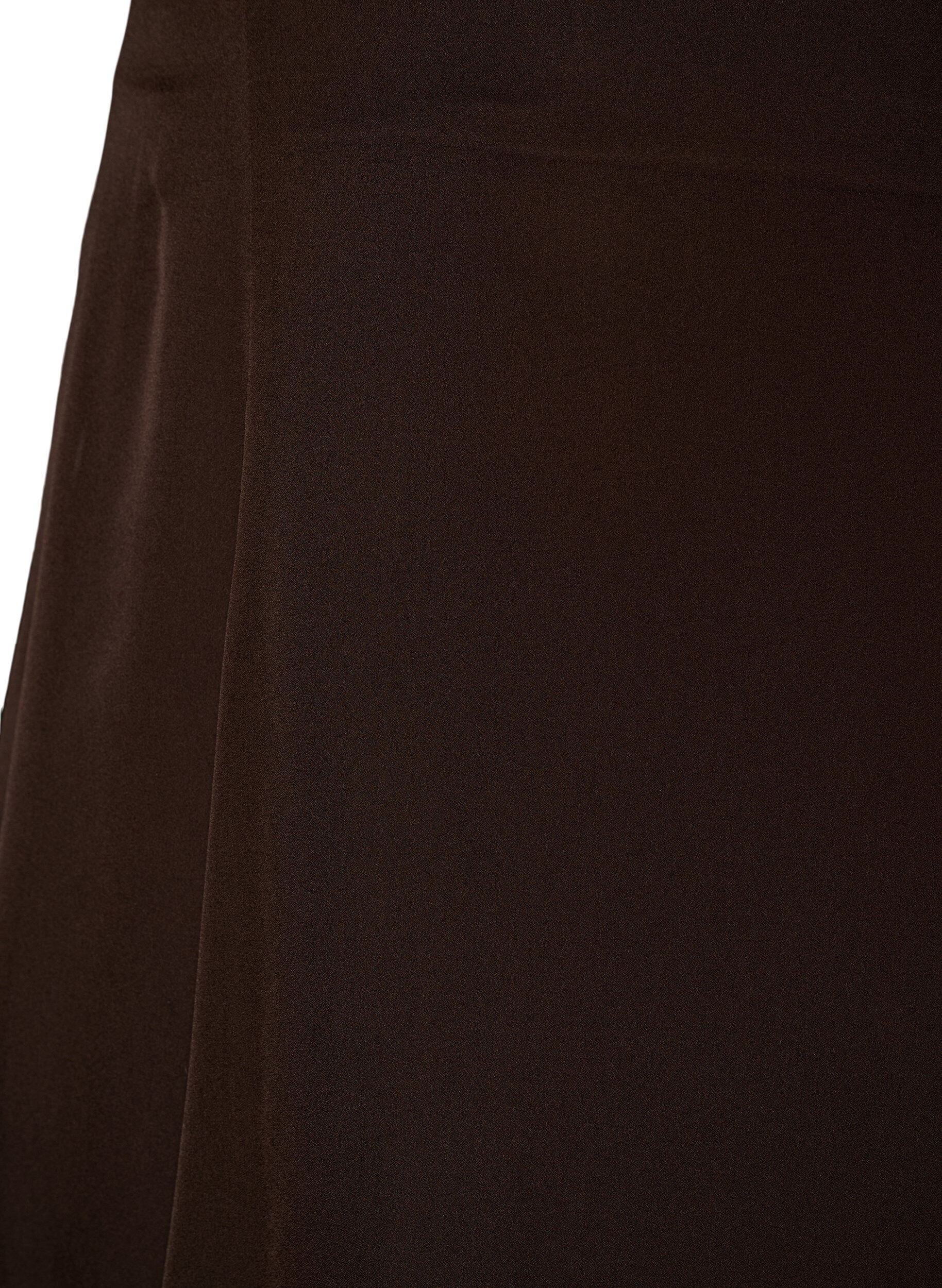 ZizziA-lijn midirok, Bruin, Packshot image number 2