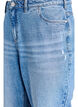 Straight-fit jeans met hoge taille, Blauw, Packshot image number 2