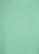 Gebreide blouse met korte mouwen, Groen, Packshot image number 2
