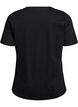 T-shirt met print, Zwart, Packshot image number 1