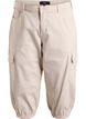 Cargo knickers met hoge taille, Beige, Packshot image number 0