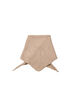 Gebreide driehoekssjaal, Beige, Packshot image number 1