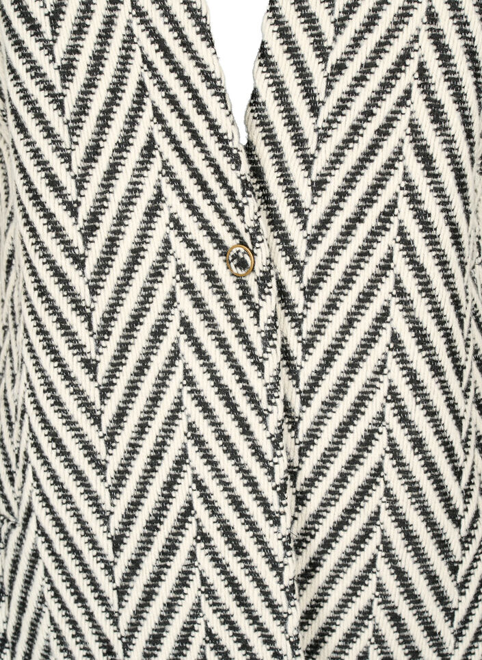 Patroon jasje, Black w. White, Packshot image number 2