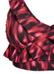 Bikinitop met print en ruchesdetails, Roze, Packshot image number 2