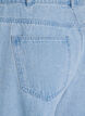 Myra jeans met wide fit en bloemendetails, Blauw, Packshot image number 4